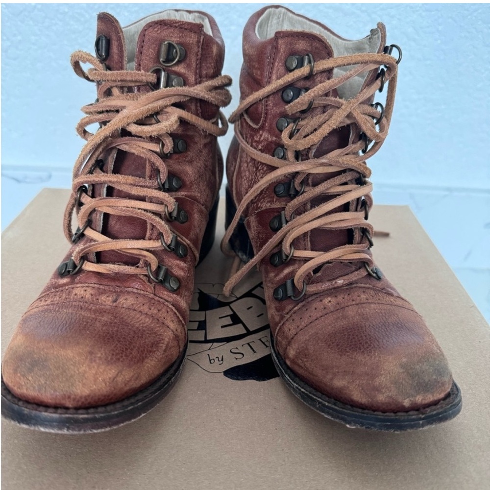 Freebird Gage Sz 7 Boots Cognac - Picture 2 of 6